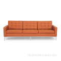 Florence Knoll 3 Sitzsofa und Stuhl